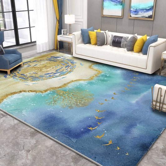 Nordic Parlor Rug Multi Colored Oriental Pattern Indoor Rug Polypropylene Anti-Slip Backing Easy Care Carpet Clearhalo 'Area Rug' 'Modern' 'Rugs' Rug' 2226991