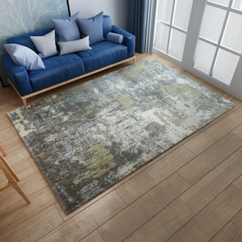 Nordic Living Room Rug Multicolor Abstract Print Area Carpet Polyster Easy Care Machine Washable Indoor Rug Clearhalo 'Area Rug' 'Modern' 'Rugs' Rug' 2227029