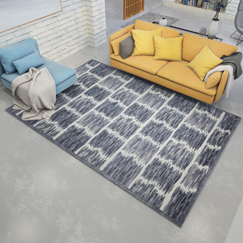 Nordic Living Room Rug Multicolor Abstract Print Area Carpet Polyster Easy Care Machine Washable Indoor Rug Clearhalo 'Area Rug' 'Modern' 'Rugs' Rug' 2227036