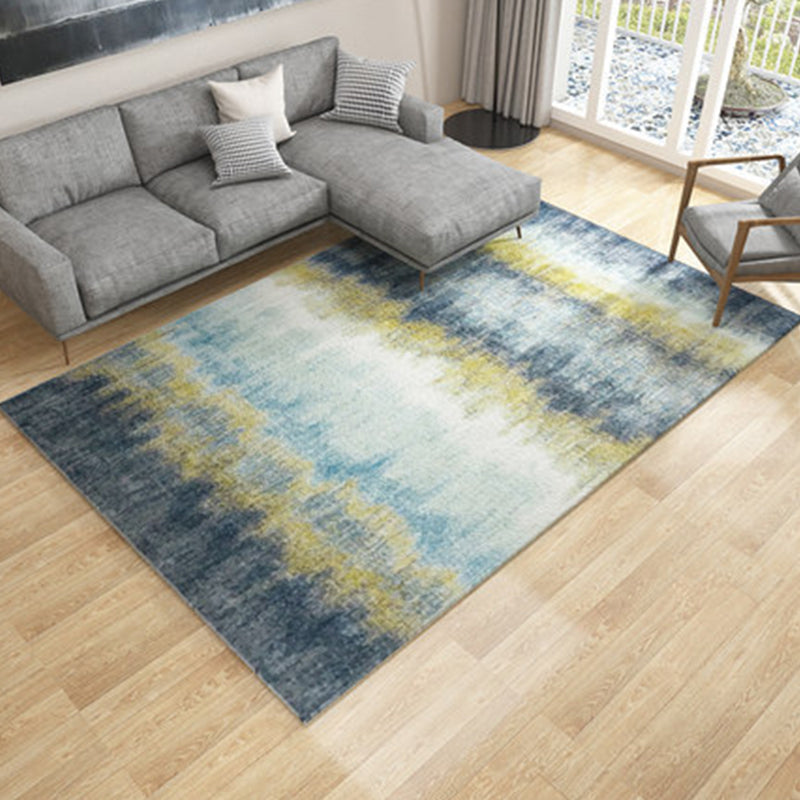 Nordic Living Room Rug Multicolor Abstract Print Area Carpet Polyster Easy Care Machine Washable Indoor Rug Clearhalo 'Area Rug' 'Modern' 'Rugs' Rug' 2227037
