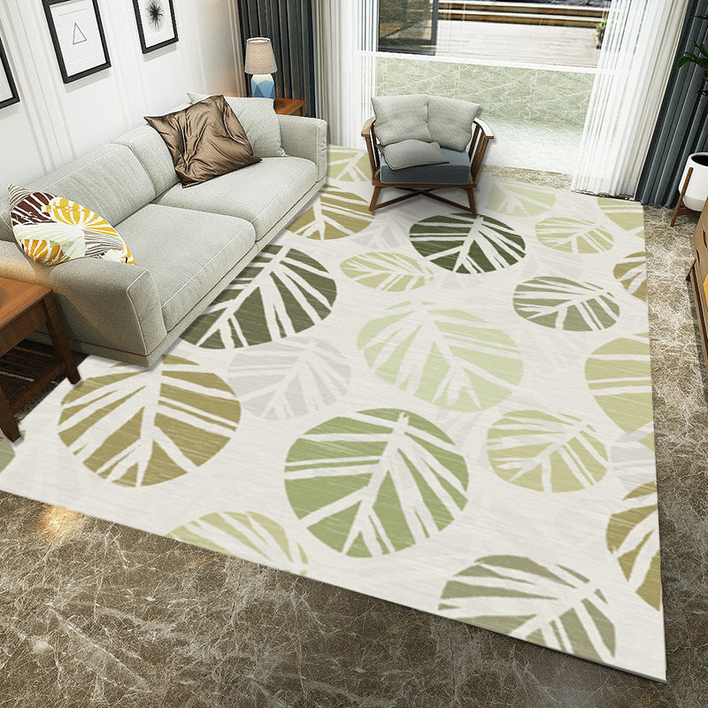 Multi-Colored Western Rug Polypropylene Abstract Printed Rug Easy Care Pet Friendly Carpet for Bedroom Clearhalo 'Area Rug' 'Modern' 'Rugs' Rug' 2227106