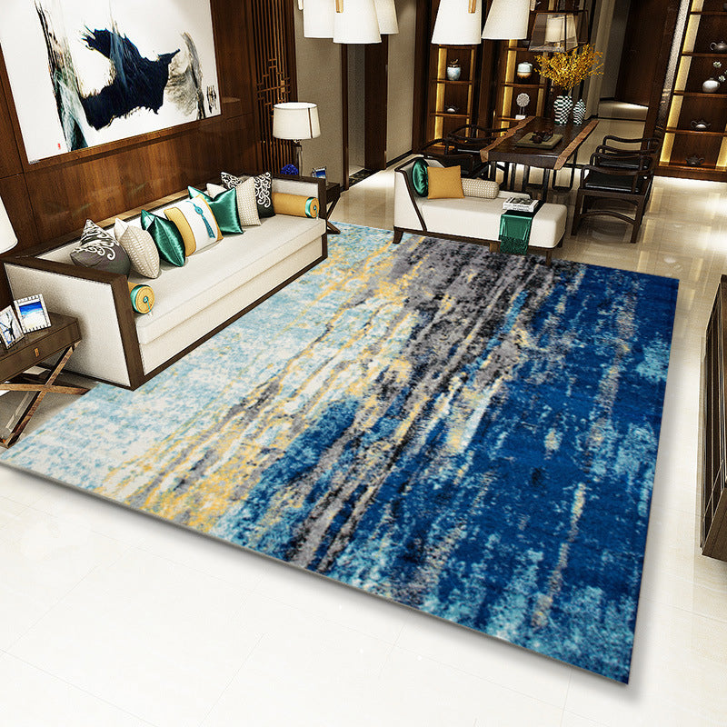 Contemporary Living Room Rug Multi Color Geometric Printed Area Carpet Easy Care Machine Washable Rug Clearhalo 'Area Rug' 'Modern' 'Rugs' Rug' 2227149