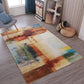 Modern Home Decor Rug Multi Color Abstract Print Area Carpet Synthetics Non-Slip Backing Pet Friendly Rug Clearhalo 'Area Rug' 'Modern' 'Rugs' Rug' 2227185