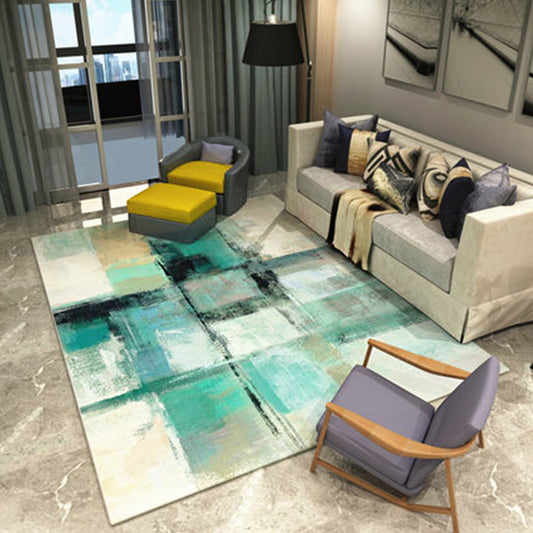 Modern Home Decor Rug Multi Color Abstract Print Area Carpet Synthetics Non-Slip Backing Pet Friendly Rug Clearhalo 'Area Rug' 'Modern' 'Rugs' Rug' 2227216