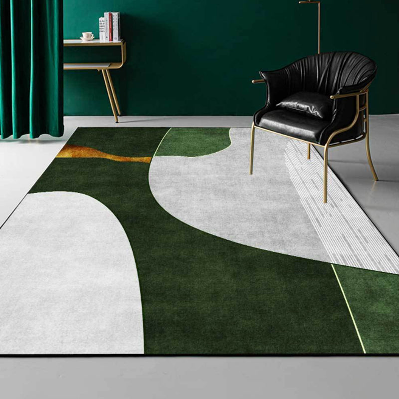 Multi Colored Abstract Rug Polypropylene Chinese Carpet Easy Care Pet Friendly Washable Indoor Rug for Decor Clearhalo 'Area Rug' 'Modern' 'Rugs' Rug' 2227258