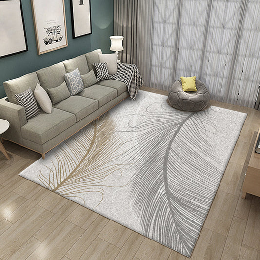 Luxe Living Room Rug Multi Color Plant Indoor Rug Synthetics Easy Care Machine Washable Carpet Clearhalo 'Area Rug' 'Rug' 2227488