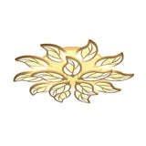 Leaf LED Semi Flush Light Simplicity Acrylic Living Room Ceiling Flush Mount in White Clearhalo 'Ceiling Lights' 'Close To Ceiling Lights' 'Close to ceiling' 'Semi-flushmount' Lighting' 2228161