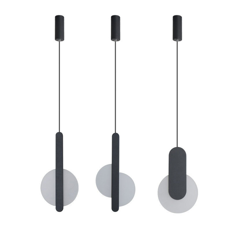 Acrylic Circular LED Ceiling Light Nordic Style Hanging Pendant Light for Bedside Clearhalo 'Ceiling Lights' 'Modern Pendants' 'Modern' 'Pendant Lights' 'Pendants' Lighting' 2228294