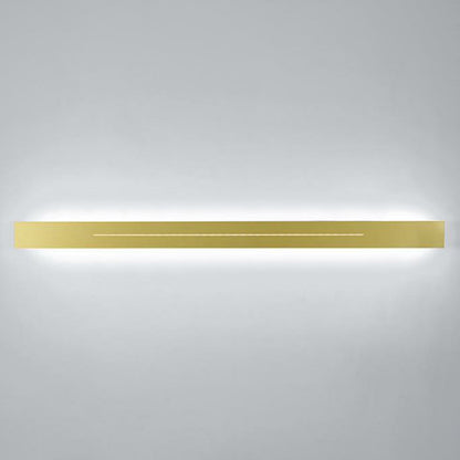 Rectangular Linear Living Room Sconce Lighting Acrylic Modern LED Wall Light Fixture Gold White Clearhalo 'Modern wall lights' 'Modern' 'Wall Lamps & Sconces' 'Wall Lights' Lighting' 2228313