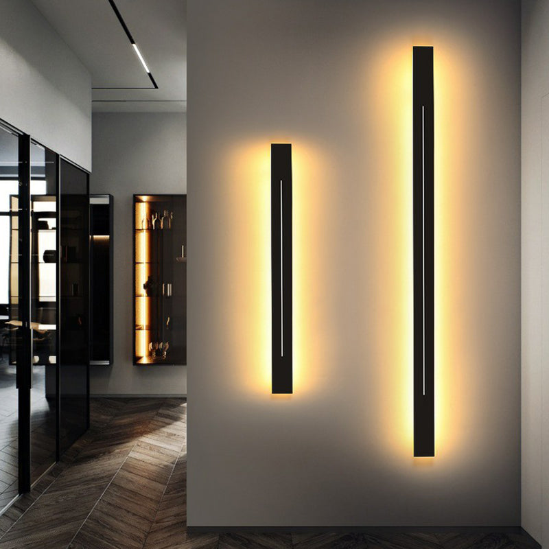 Rectangular Linear Living Room Sconce Lighting Acrylic Modern LED Wall Light Fixture Clearhalo 'Modern wall lights' 'Modern' 'Wall Lamps & Sconces' 'Wall Lights' Lighting' 2228314