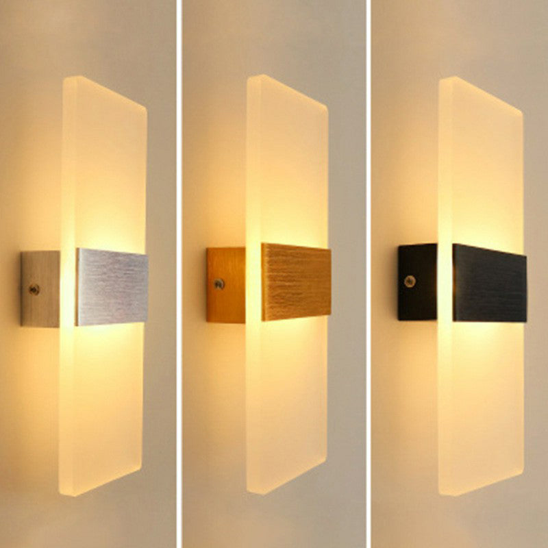 Rectangular LED Wall Mounted Light Simplicity Acrylic Corridor Wall Sconce Lighting Clearhalo 'Modern wall lights' 'Modern' 'Wall Lamps & Sconces' 'Wall Lights' Lighting' 2228328