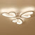 Acrylic Butterfly Flush Mount Light Contemporary White LED Semi Flush Ceiling Light 3 White Clearhalo 'Ceiling Lights' 'Close To Ceiling Lights' 'Close to ceiling' 'Semi-flushmount' Lighting' 2228451