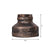Industrial Water Pipe Base Table Lighting Single-Bulb Iron Nightstand Lamp for Bedroom Bronze Clearhalo 'Lamps' 'Table Lamps' Lighting' 2228550