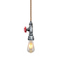 Iron Water Valve Suspension Lighting Retro Style 1��Bulb Bar Pendant Light Fixture Silver Gray Clearhalo 'Ceiling Lights' 'Industrial Pendants' 'Industrial' 'Middle Century Pendants' 'Pendant Lights' 'Pendants' 'Tiffany' Lighting' 2235688_de93fc3c-79c4-473e-9523-11417a34946b