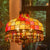 Iron Bud Suspension Light Antique 1/2/3 Bulbs Restaurant Pendant Light Fixture with Dangling Crystal Yellow Clearhalo 'Ceiling Lights' 'Pendant Lights' 'Pendants' Lighting' 2236109_b548688c-b5bc-4ec9-bd31-cbca02e9a486