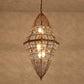 6 Bulbs Suspension Light South-east Asia Hollow-Carved Iron Pendant Light Fixture in Grey Clearhalo 'Ceiling Lights' 'Pendant Lights' 'Pendants' Lighting' 2236237