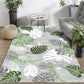 Nordic Home Decoration Rug Multi Colored Plant Pattern Indoor Rug Polyster Easy Care Pet Friendly Washable Rug Gray-Green Clearhalo 'Area Rug' 'Modern' 'Rugs' Rug' 2238281