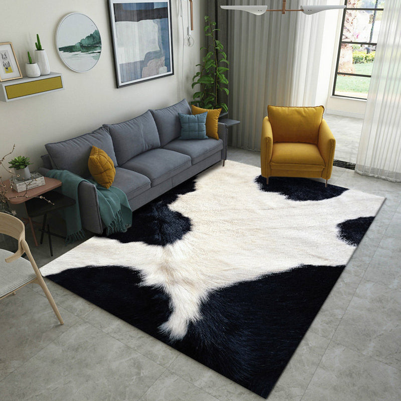 Modern Living Room Rug Multi Color Animal Fur Print Rug Polyster Easy Care Machine Washable Carpet Clearhalo 'Area Rug' 'Casual' 'Rugs' Rug' 2238323
