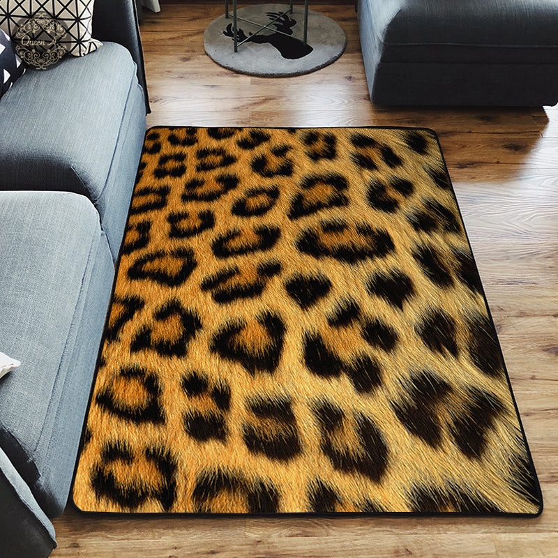 Casual Creative Rug Multi Colored Animal Fur Pattern Carpet Easy Care Machine Washable Rug for Decoration Yellow Clearhalo 'Area Rug' 'Casual' 'Rugs' Rug' 2238331