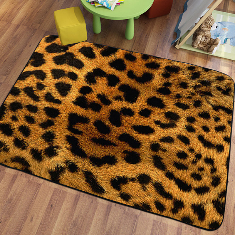 Casual Creative Rug Multi Colored Animal Fur Pattern Carpet Easy Care Machine Washable Rug for Decoration Ginger Clearhalo 'Area Rug' 'Casual' 'Rugs' Rug' 2238337