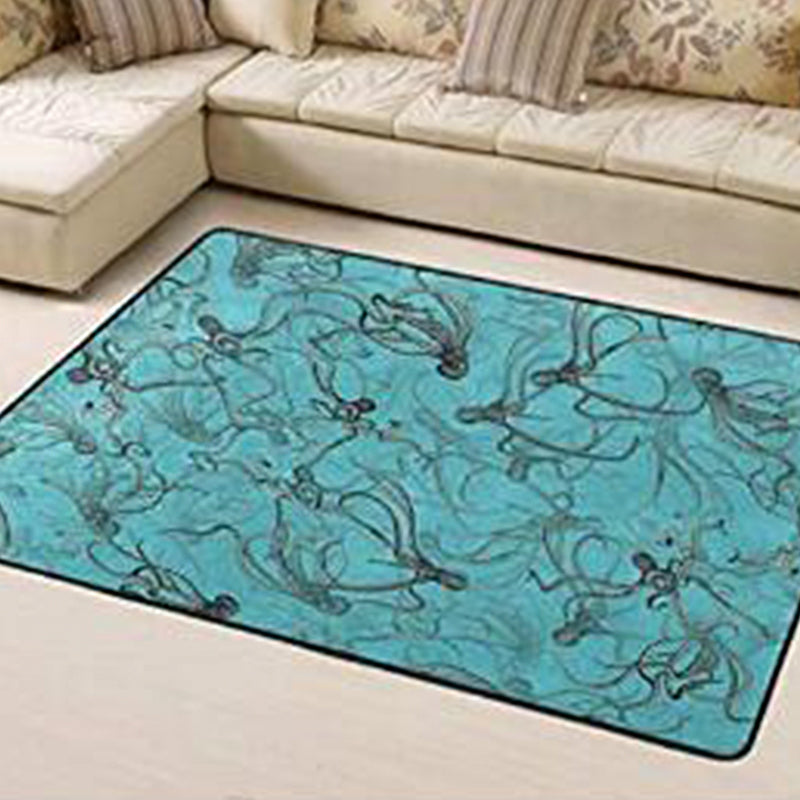 Funky Multicolor Tropical Rug Synthetics Animal Print Area Carpet Pet Friendly Easy Care Indoor Rug for Decoration Clearhalo 'Area Rug' 'Rug' 2238460