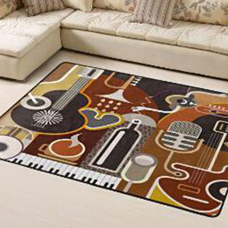 Funky Multicolor Tropical Rug Synthetics Animal Print Area Carpet Pet Friendly Easy Care Indoor Rug for Decoration Clearhalo 'Area Rug' 'Rug' 2238463