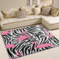 Funky Multicolor Tropical Rug Synthetics Animal Print Area Carpet Pet Friendly Easy Care Indoor Rug for Decoration Pink Clearhalo 'Area Rug' 'Rug' 2238467