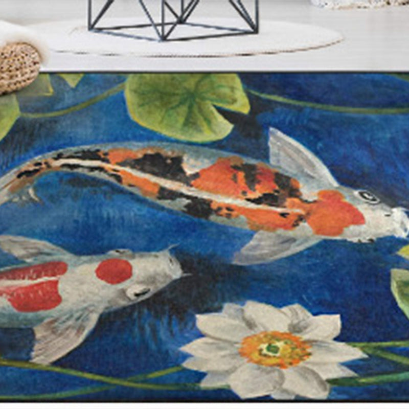 Funky Multicolor Tropical Rug Synthetics Animal Print Area Carpet Pet Friendly Easy Care Indoor Rug for Decoration Clearhalo 'Area Rug' 'Rug' 2238473