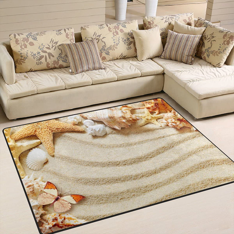 Funky Multicolor Tropical Rug Synthetics Animal Print Area Carpet Pet Friendly Easy Care Indoor Rug for Decoration Clearhalo 'Area Rug' 'Rug' 2238475
