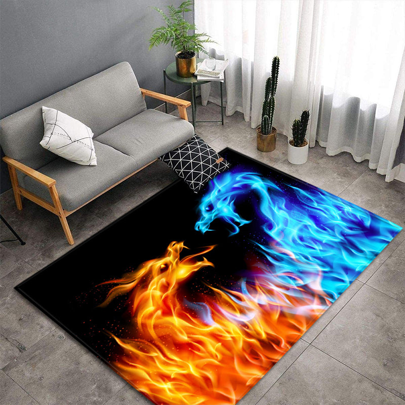 Funky Multicolor Tropical Rug Synthetics Animal Print Area Carpet Pet Friendly Easy Care Indoor Rug for Decoration Clearhalo 'Area Rug' 'Rug' 2238480