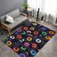 Funky Multicolor Tropical Rug Synthetics Animal Print Area Carpet Pet Friendly Easy Care Indoor Rug for Decoration Clearhalo 'Area Rug' 'Rug' 2238489