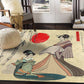 Funky Multicolor Tropical Rug Synthetics Animal Print Area Carpet Pet Friendly Easy Care Indoor Rug for Decoration Clearhalo 'Area Rug' 'Rug' 2238493