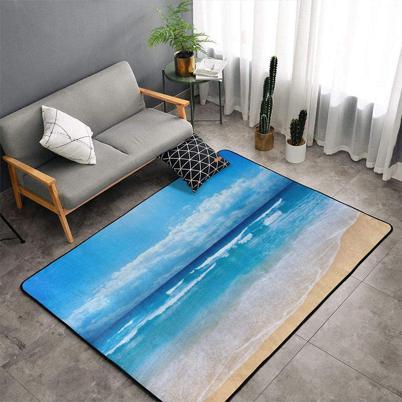 Funky Multicolor Tropical Rug Synthetics Animal Print Area Carpet Pet Friendly Easy Care Indoor Rug for Decoration Clearhalo 'Area Rug' 'Rug' 2238496