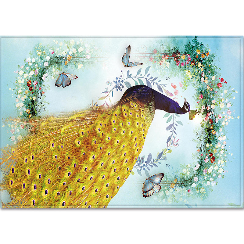 Modern Kids Room Rug Multi Color Animal Area Rug Polyster Pet Friendly Non-Slip Washable Carpet Clearhalo 'Area Rug' 'Rug' 2238501