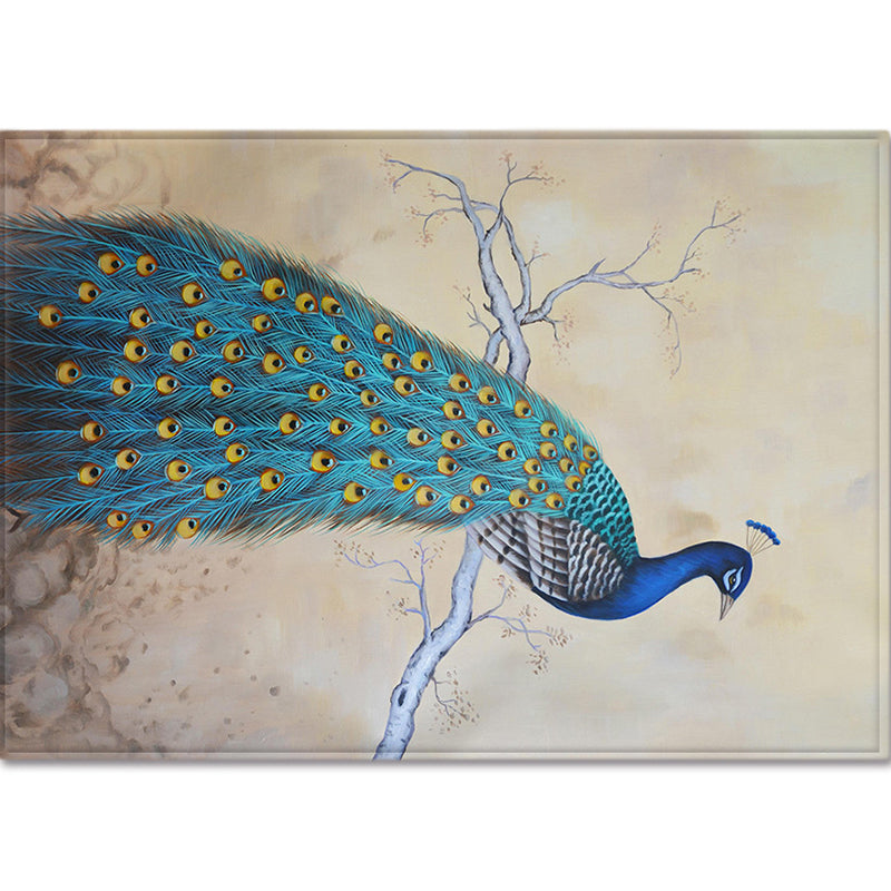 Modern Kids Room Rug Multi Color Animal Area Rug Polyster Pet Friendly Non-Slip Washable Carpet Tan Clearhalo 'Area Rug' 'Rug' 2238505