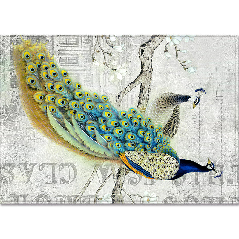 Modern Kids Room Rug Multi Color Animal Area Rug Polyster Pet Friendly Non-Slip Washable Carpet Clearhalo 'Area Rug' 'Rug' 2238508