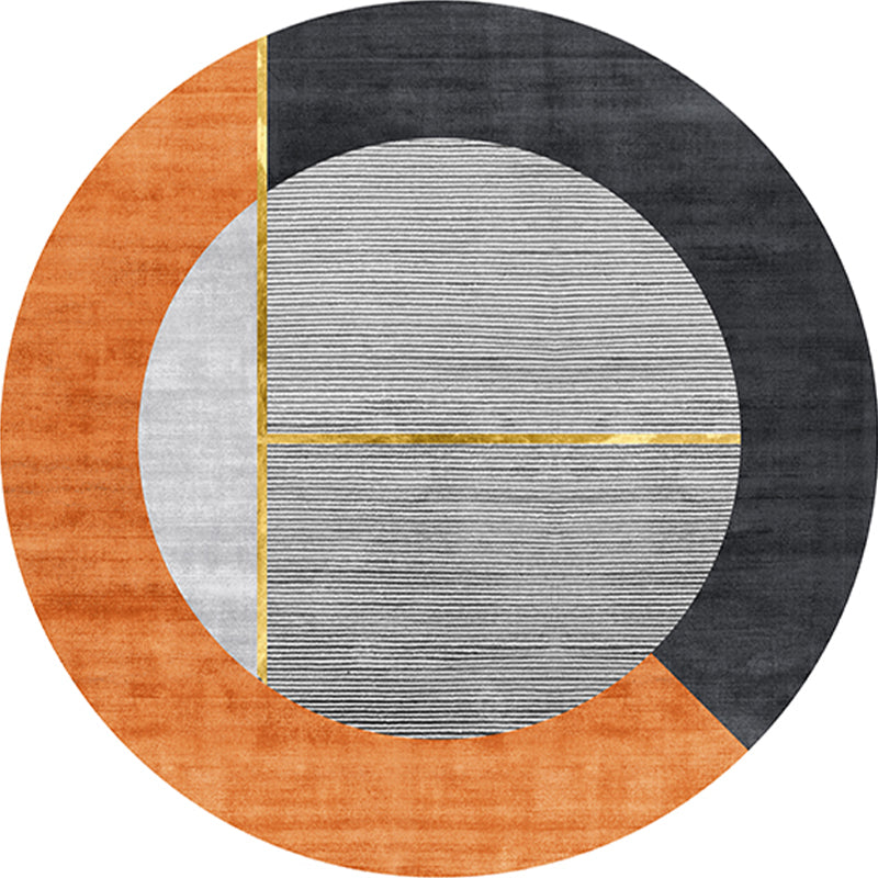 Western Abstract Print Rug Multi-Color Polypropylene Rug Non-Slip Backing Washable Carpet for Decoration Yellow Clearhalo 'Area Rug' 'Rug' 2238518