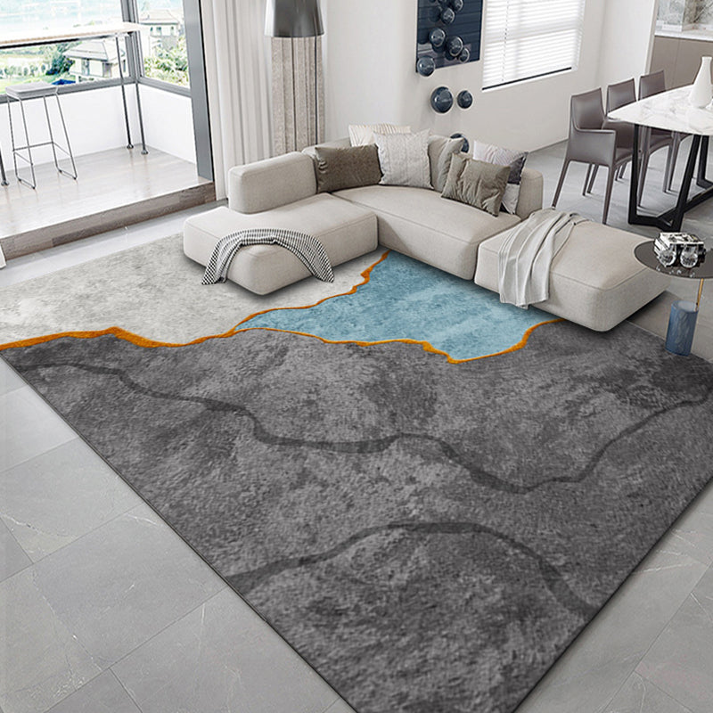 Luxury Geometric Print Rug Multi-Color Synthetics Carpet Anti-Slip Backing Pet Friendly Rug for Living Room Clearhalo 'Area Rug' 'Rug' 2238589