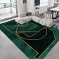 Luxury Geometric Print Rug Multi-Color Synthetics Carpet Anti-Slip Backing Pet Friendly Rug for Living Room Blackish Green Clearhalo 'Area Rug' 'Rug' 2238597
