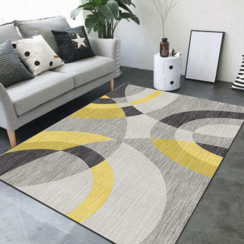 Novelty Geometric Rug Multi-Color Polyster Area Carpet Pet Friendly Stain-Resistant Indoor Rug for Living Room Clearhalo 'Area Rug' 'Rug' 2238641
