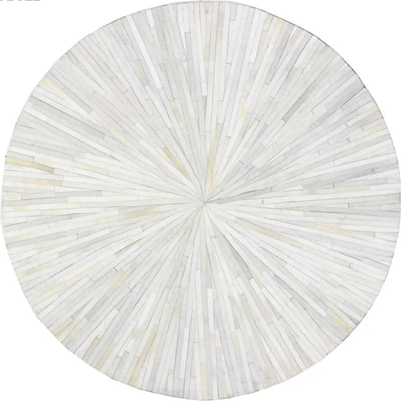 Multicolor Creative Rug Cowhide Stripe Printed Area Carpet Pet Friendly Machine Washable Rug for Decoration White Clearhalo 'Area Rug' 'Modern' 'Rugs' Rug' 2238680