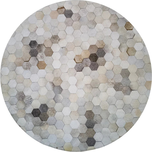 Funky Home Decoration Rug Multi Color Geometric Printed Area Carpet Cowhide Non-Slip Easy Care Rug Clearhalo 'Area Rug' 'Modern' 'Rugs' Rug' 2238700