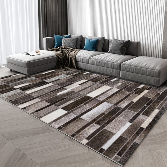 Multi Color Parlor Rug Luxury Plaid Print Area Rug Polypropylene Pet Friendly Easy Care Indoor Rug Clearhalo 'Area Rug' 'Modern' 'Rugs' Rug' 2238721