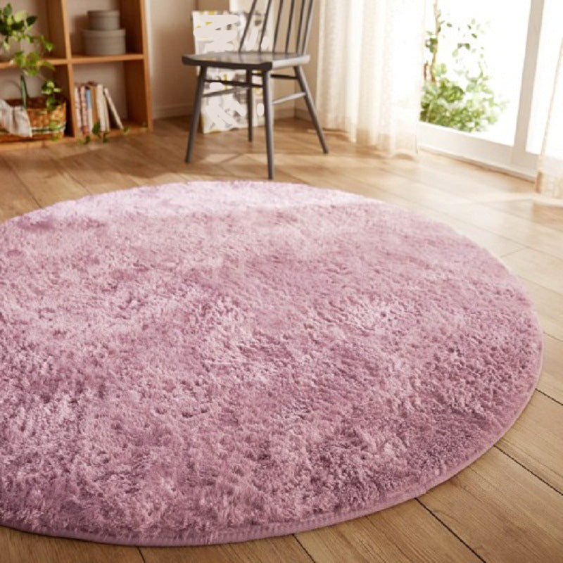 Modern Bedroom Rug Multi Colored Plain Area Carpet Fluffy Anti-Slip Backing Machine Washable Easy Care Rug Clearhalo 'Area Rug' 'Casual' 'Rugs' Rug' 2238756