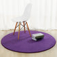 Multi Colored Minimalist Rug Polypropylene Plain Area Carpet Pet Friendly Machine Washable Rug for Room Purple Clearhalo 'Area Rug' 'Casual' 'Rugs' Rug' 2238791