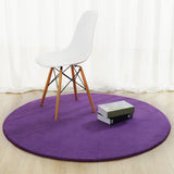 Multi Colored Minimalist Rug Polypropylene Plain Area Carpet Pet Friendly Machine Washable Rug for Room Purple Clearhalo 'Area Rug' 'Casual' 'Rugs' Rug' 2238791