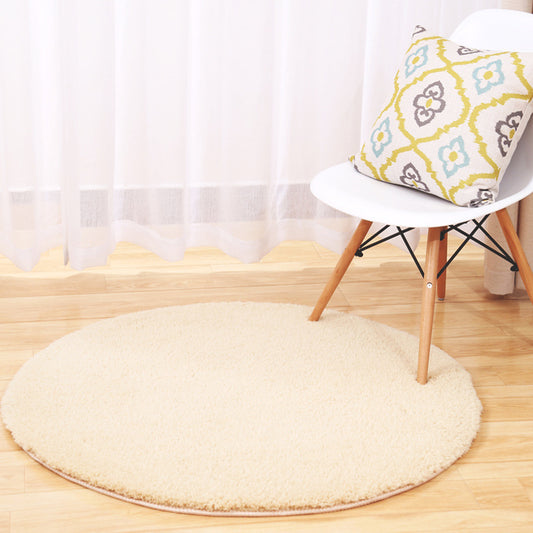 Calming Bedroom Rug Multi Color Solid Color Indoor Rug Polypropylene Non-Slip Pet Friendly Easy Care Carpet Light Camel Clearhalo 'Area Rug' 'Casual' 'Rugs' Rug' 2238837