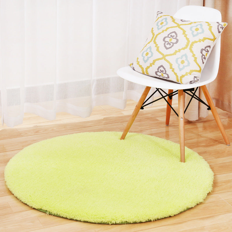 Calming Bedroom Rug Multi Color Solid Color Indoor Rug Polypropylene Non-Slip Pet Friendly Easy Care Carpet Fruit Green Clearhalo 'Area Rug' 'Casual' 'Rugs' Rug' 2238838