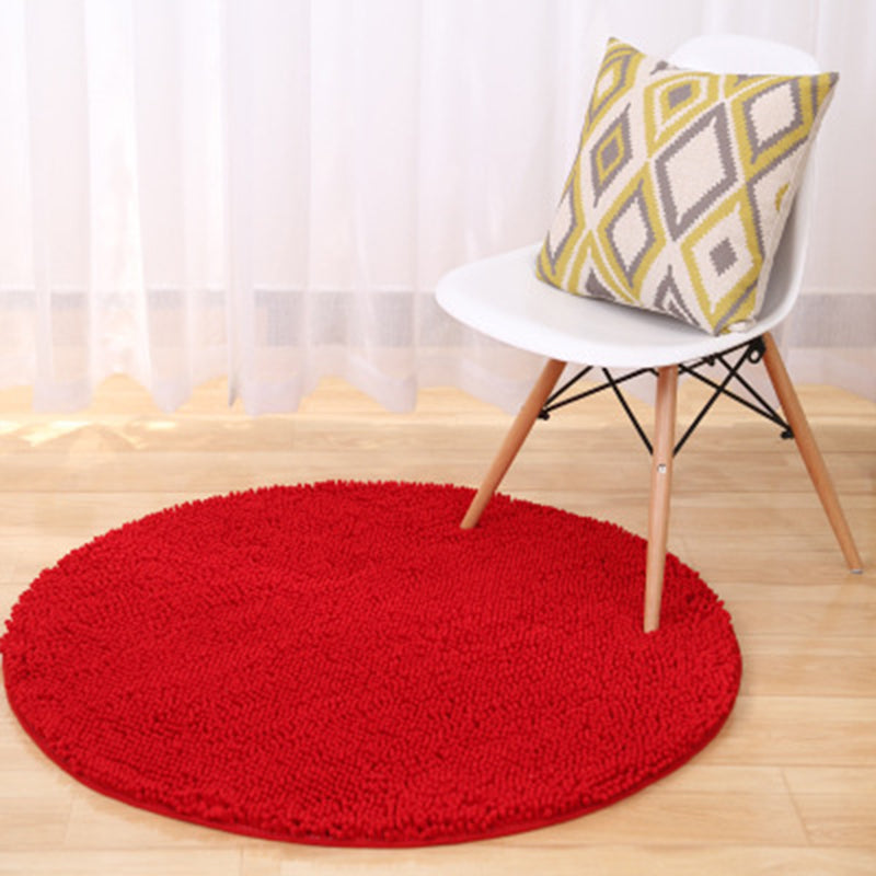 Relaxing Home Decoration Rug Multi-Color Solid Color Area Carpet Pet Friendly Anti-Slip Backing Indoor Rug Red Clearhalo 'Area Rug' 'Casual' 'Rugs' Rug' 2238847