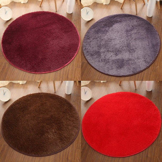 Multi Colored Comfort Rug Polypropylene Solid Color Carpet Non-Slip Backing Pet Friendly Washable Rug for Bedroom Clearhalo 'Area Rug' 'Casual' 'Rugs' Rug' 2238902